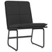 Scaun de relaxare, negru, 54x75x76 cm, piele artificială - WALTI WALTI
