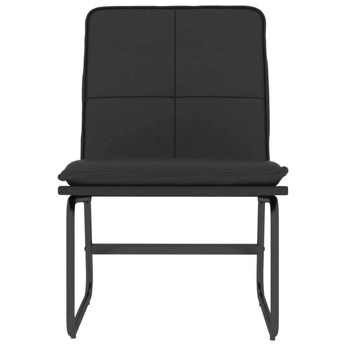 Scaun de relaxare, negru, 54x75x76 cm, piele artificială - WALTI WALTI