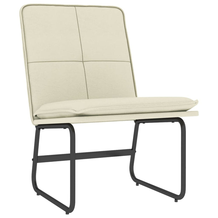 Scaun de relaxare, crem, 54x75x76 cm, piele artificială - WALTI WALTI