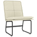Scaun de relaxare, crem, 54x75x76 cm, piele artificială - WALTI WALTI