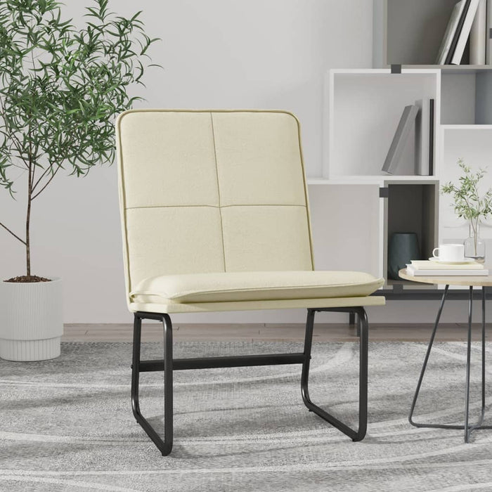 Scaun de relaxare, crem, 54x75x76 cm, piele artificială - WALTI WALTI