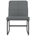 Scaun de relaxare, gri, 54x75x76 cm, piele artificială - WALTI WALTI
