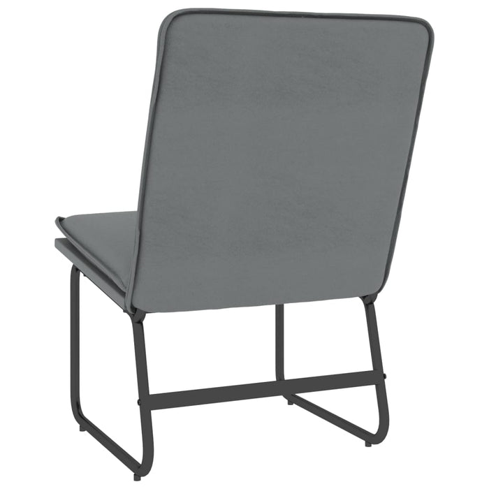 Scaun de relaxare, gri, 54x75x76 cm, piele artificială - WALTI WALTI