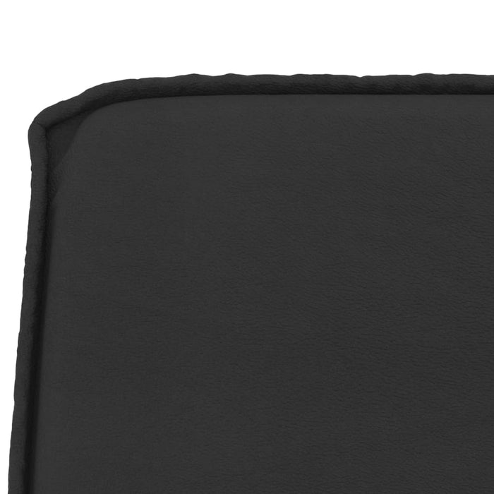 Bancă, negru, 100x75x76 cm, piele ecologică - WALTI WALTI