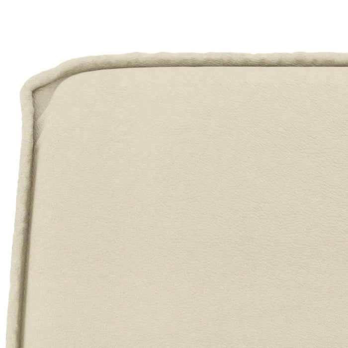 Bancă, crem, 100x75x76 cm, piele ecologică - WALTI WALTI