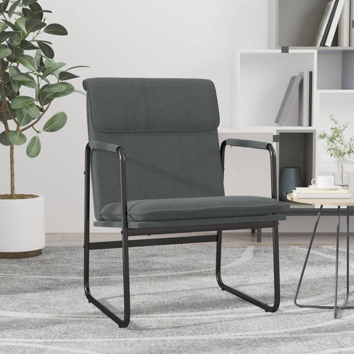 Scaun de relaxare, gri închis, 55x64x80 cm, material textil - WALTI WALTI
