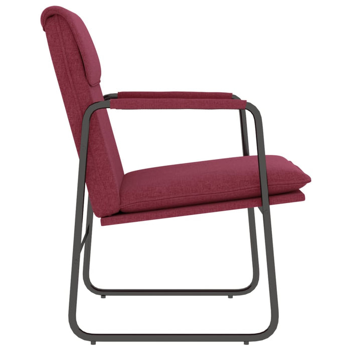 Scaun de relaxare, roșu vin, 55x64x80 cm, material textil - WALTI WALTI