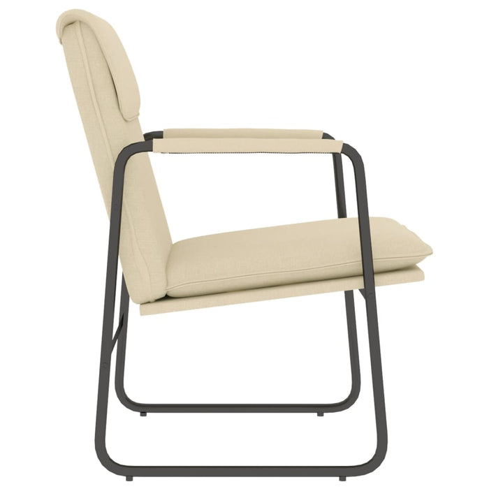 Scaun de relaxare, crem, 55x64x80 cm, material textil WALTI