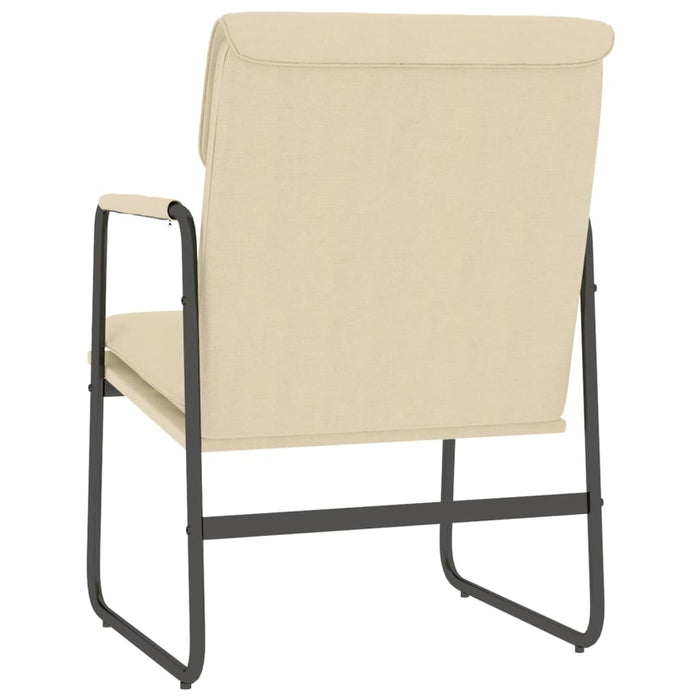 Scaun de relaxare, crem, 55x64x80 cm, material textil WALTI