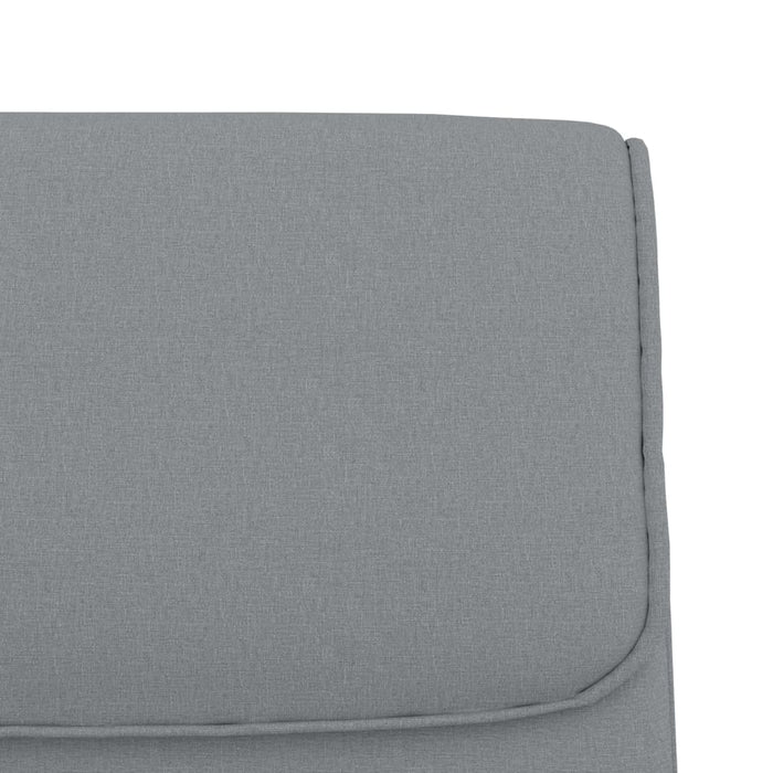 Bancă, gri deschis, 100x64x80 cm, textil - WALTI WALTI