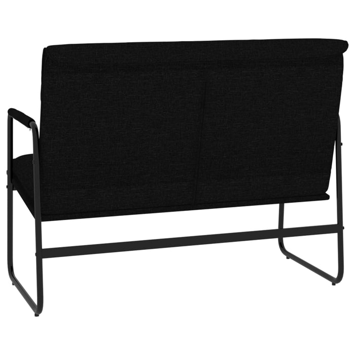 Bancă, negru, 100x64x80 cm, textil - WALTI WALTI
