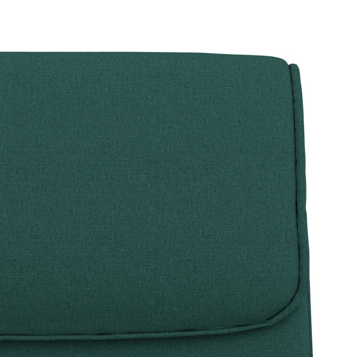 Bancă, verde închis, 100x64x80 cm, textil WALTI