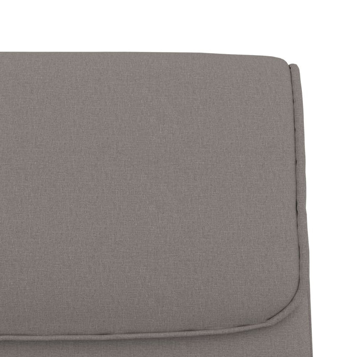 Bancă, gri taupe, 100x64x80 cm, material textil - WALTI WALTI