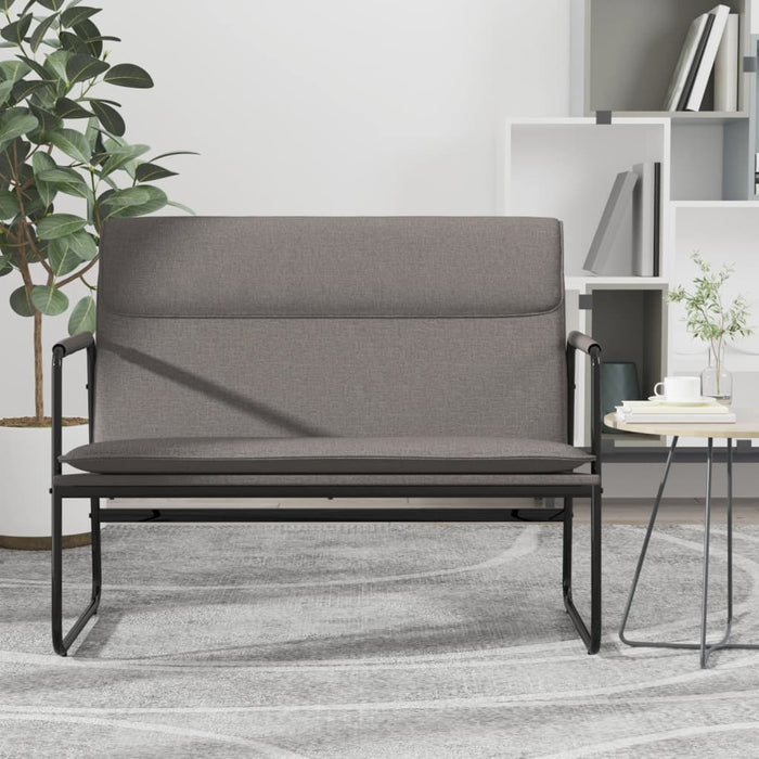 Bancă, gri taupe, 100x64x80 cm, material textil - WALTI WALTI