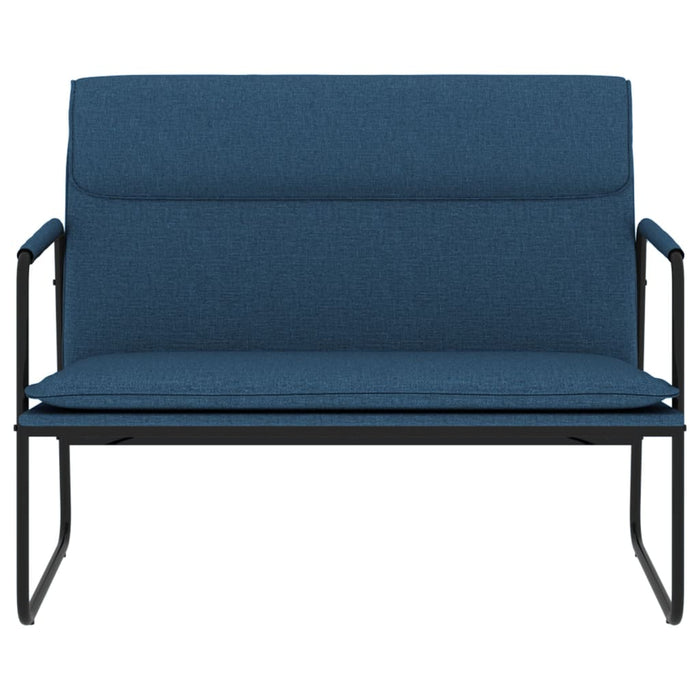 Bancă, albastru, 100x64x80 cm, textil - WALTI WALTI