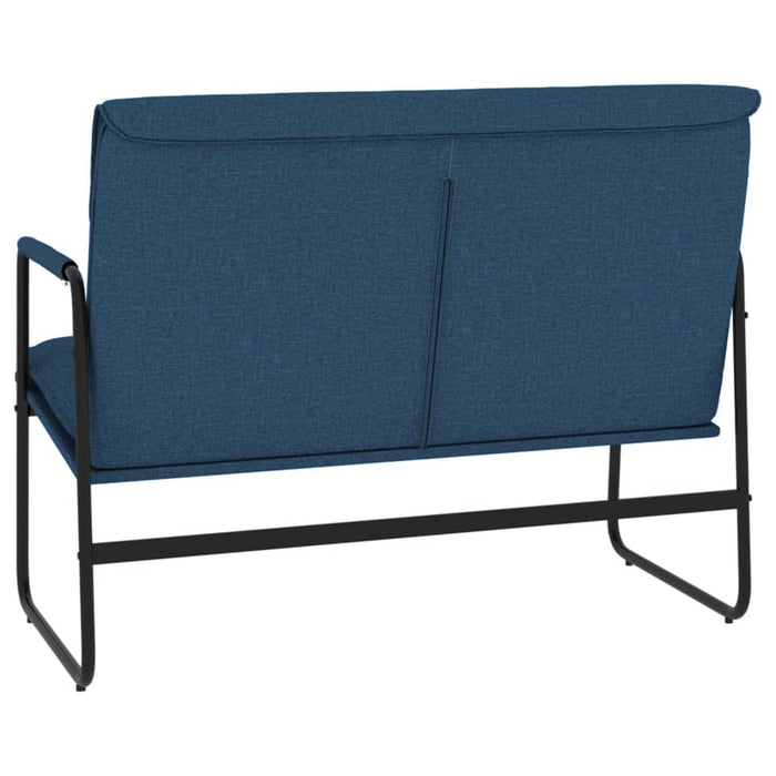 Bancă, albastru, 100x64x80 cm, textil - WALTI WALTI