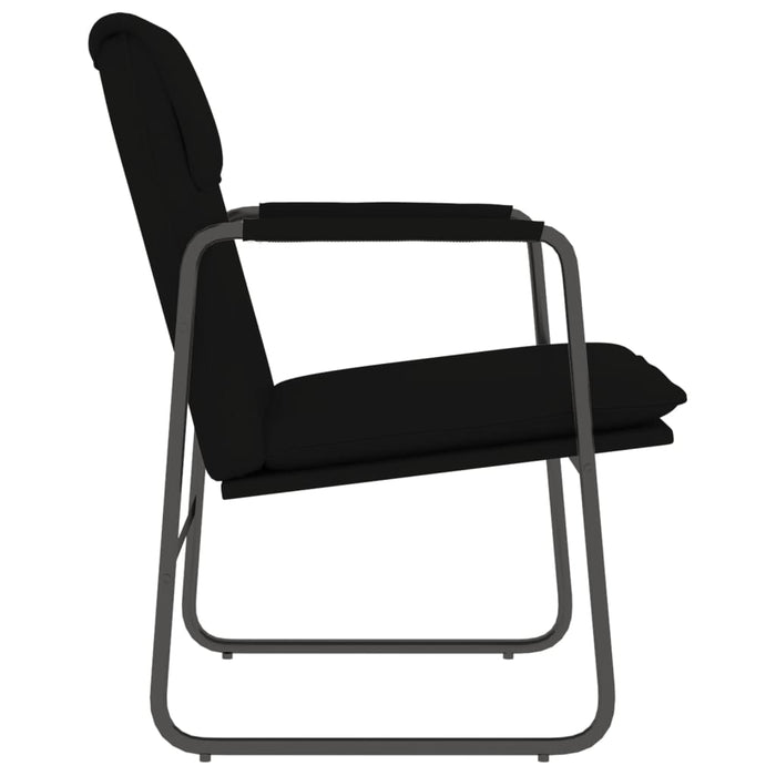 Scaun de relaxare, negru, 55x64x80 cm, piele artificială - WALTI WALTI