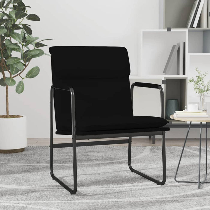 Scaun de relaxare, negru, 55x64x80 cm, piele artificială - WALTI WALTI