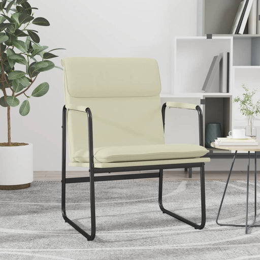 Scaun de relaxare, crem, 55x64x80 cm, piele artificială - WALTI WALTI