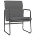 Scaun de relaxare, gri, 55x64x80 cm, piele artificială - WALTI WALTI