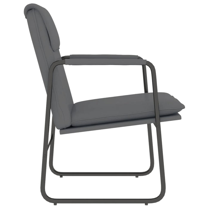 Scaun de relaxare, gri, 55x64x80 cm, piele artificială - WALTI WALTI