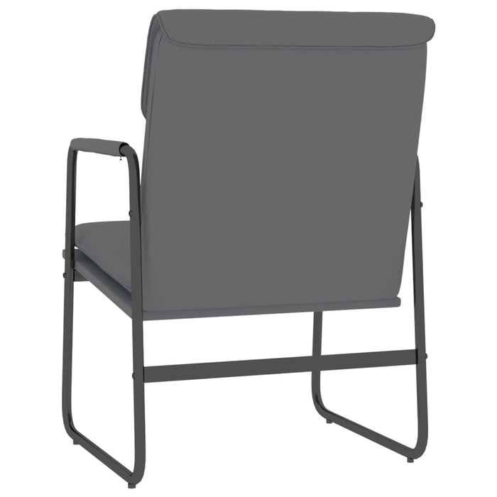 Scaun de relaxare, gri, 55x64x80 cm, piele artificială - WALTI WALTI