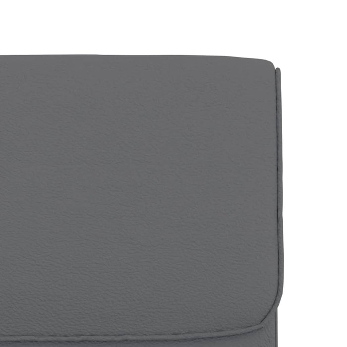 Scaun de relaxare, gri, 55x64x80 cm, piele artificială - WALTI WALTI