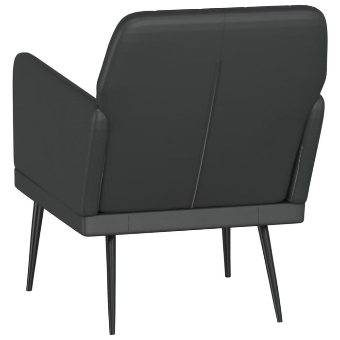 Fotoliu, negru, 61x78x80 cm, piele artificială - WALTI WALTI