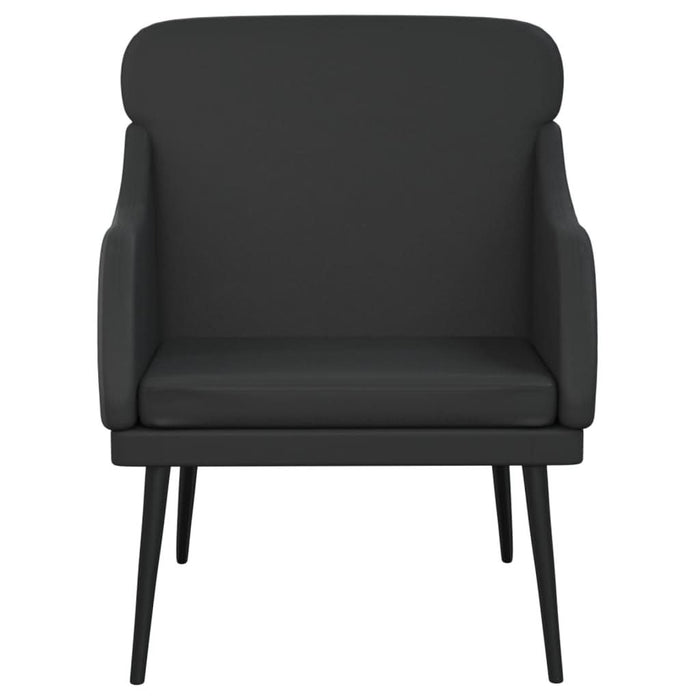 Fotoliu, negru, 63x76x80 cm, piele artificială - WALTI WALTI