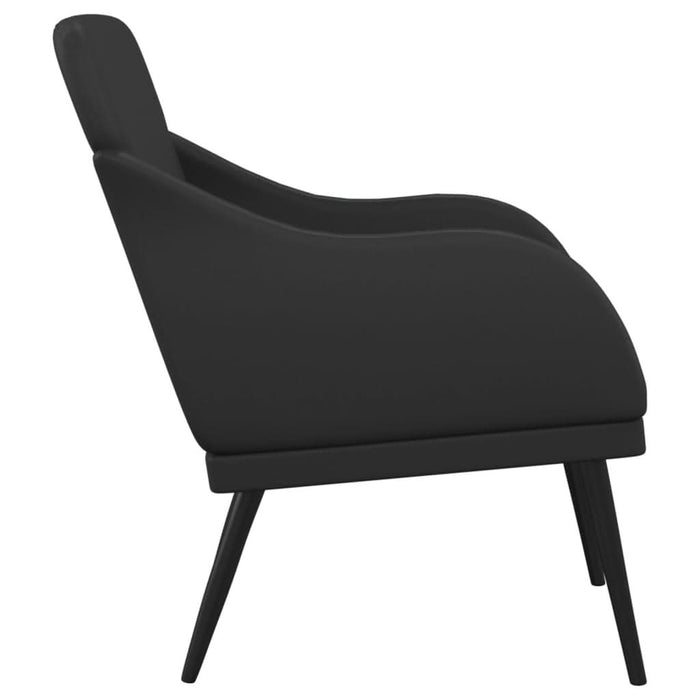 Fotoliu, negru, 63x76x80 cm, piele artificială - WALTI WALTI