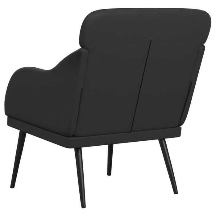 Fotoliu, negru, 63x76x80 cm, piele artificială - WALTI WALTI