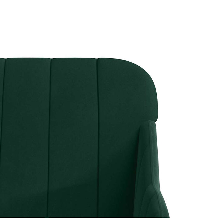 Bancă, verde închis, 110x76x80 cm, catifea - WALTI WALTI
