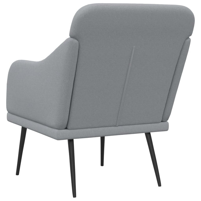 Fotoliu, gri deschis, 63x76x80 cm, textil - WALTI WALTI