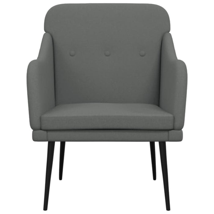 Fotoliu, gri închis, 63x76x80 cm, textil - WALTI WALTI