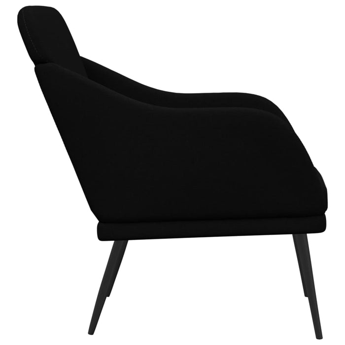 Fotoliu, negru, 63x76x80 cm, textil - WALTI WALTI