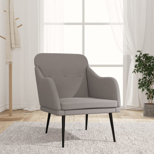 Fotoliu, gri taupe, 63x76x80 cm, textil - WALTI WALTI