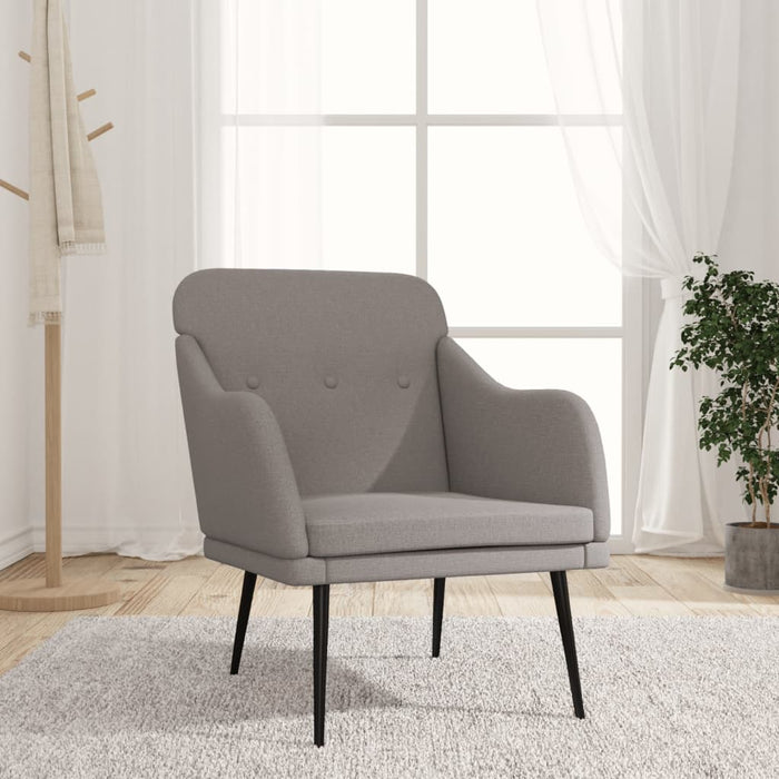 Fotoliu, gri taupe, 63x76x80 cm, textil - WALTI WALTI