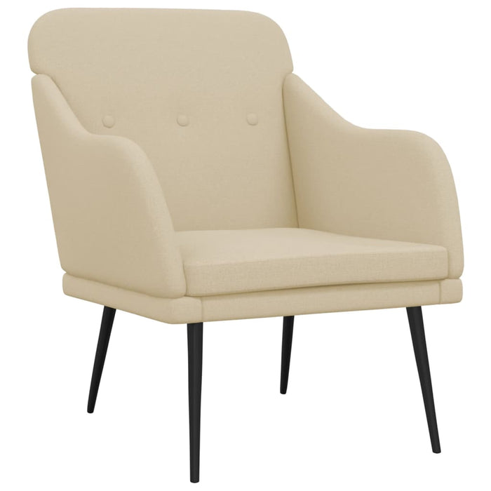 Fotoliu, crem, 63x76x80 cm, textil - WALTI WALTI