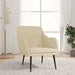 Fotoliu, crem, 63x76x80 cm, textil - WALTI WALTI