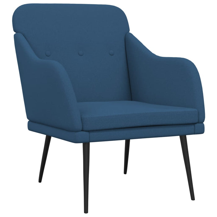 Fotoliu, albastru, 63x76x80 cm, textil - WALTI WALTI