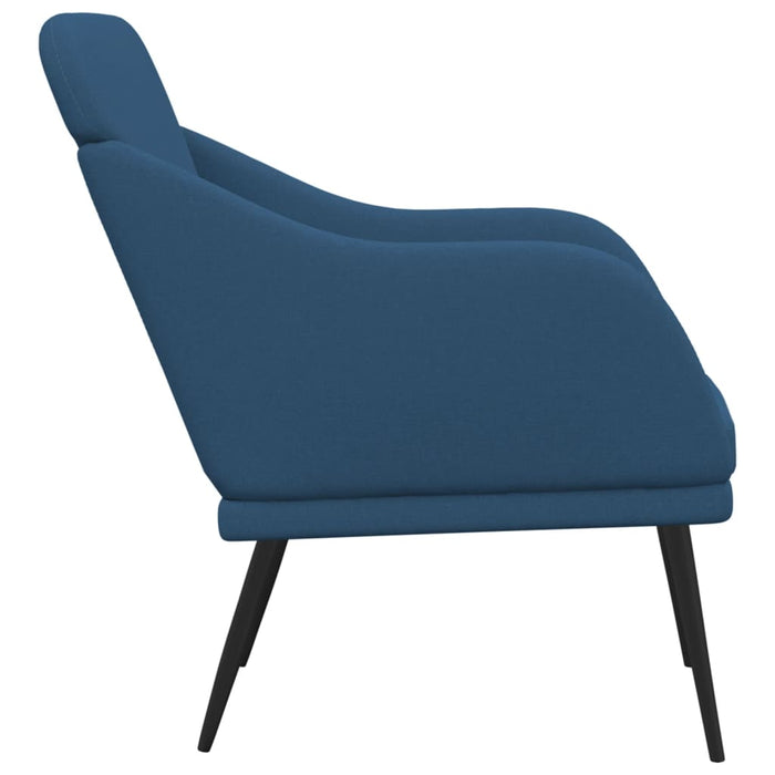 Fotoliu, albastru, 63x76x80 cm, textil - WALTI WALTI