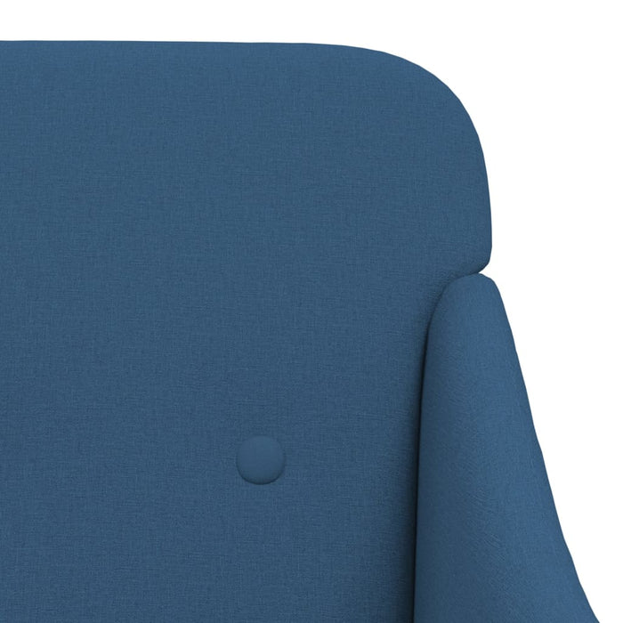 Fotoliu, albastru, 63x76x80 cm, textil - WALTI WALTI