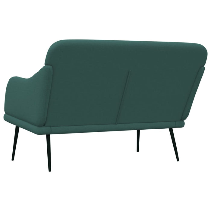 Bancă, verde închis, 110x76x80 cm, textil - WALTI WALTI