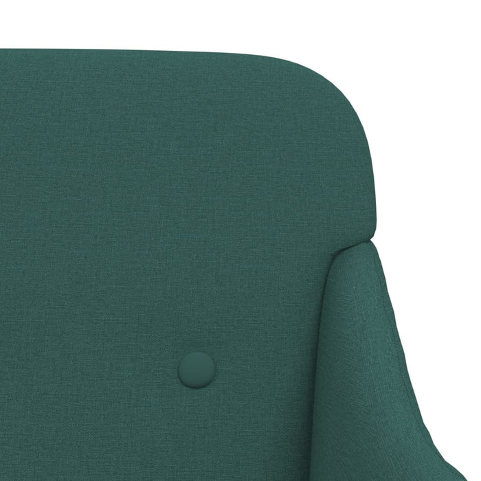 Bancă, verde închis, 110x76x80 cm, textil - WALTI WALTI
