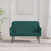Bancă, verde închis, 110x76x80 cm, textil - WALTI WALTI