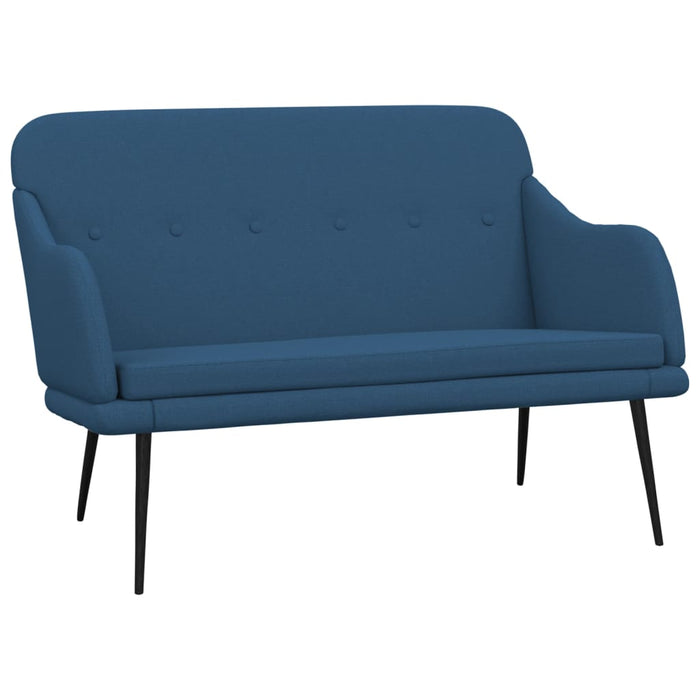 Bancă, albastru, 110x76x80 cm, textil - WALTI WALTI