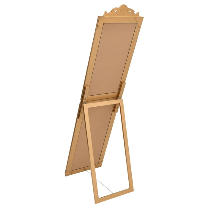 Oglindă de sine stătătoare, auriu, 45x180 cm WALTI