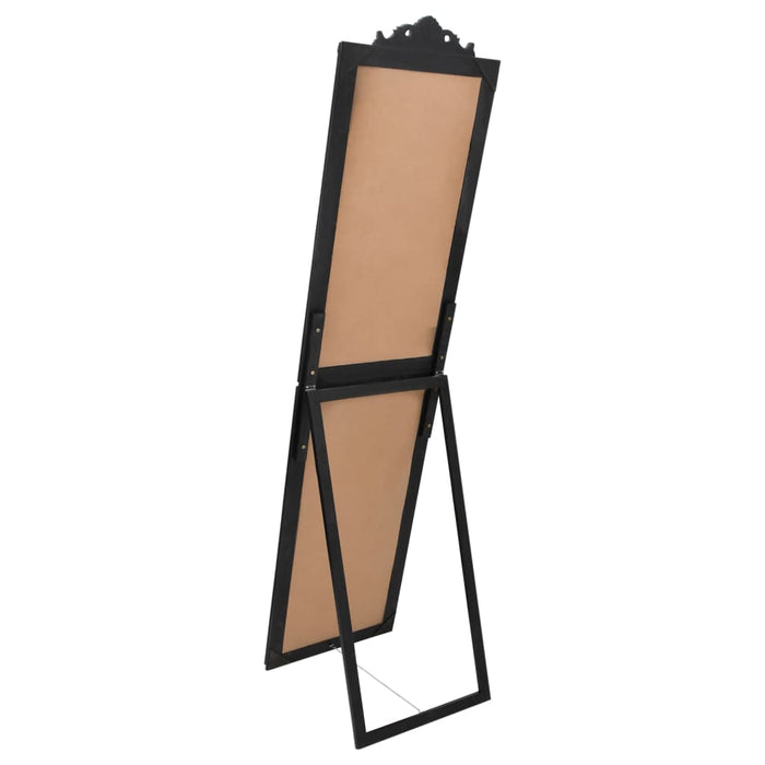 Oglindă de sine stătătoare, negru, 45x180 cm - WALTI WALTI