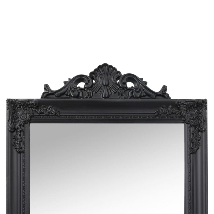 Oglindă de sine stătătoare, negru, 45x180 cm - WALTI WALTI