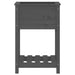 Jardinieră cu raft, gri, 54x34,5x81 cm, lemn masiv de pin - WALTI WALTI